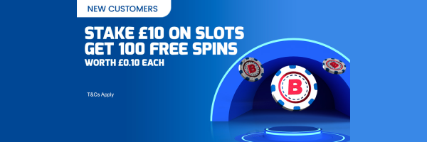Betfred New Customer Offer - Deposit £10 Get 100 Free Spins
