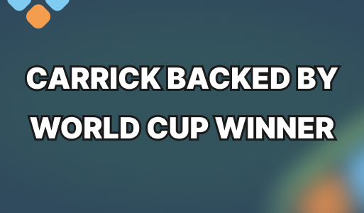 Michael Carrick Backed By World Cup Winner
