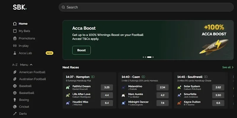 SBK Ireland Acca Boost and Next Races