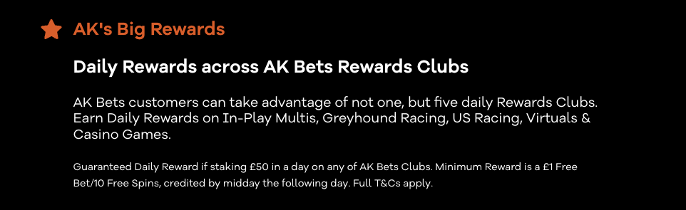 AK Bets Big Rewards