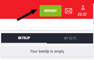 Ladbrokes Deposit Menu