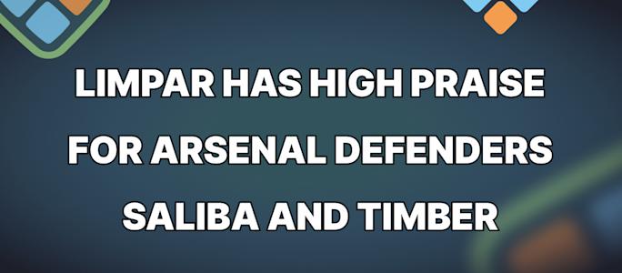 Limpar Arsenal defenders