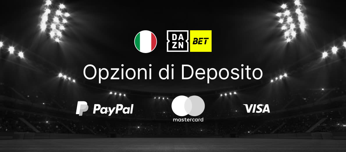 DaznBet Metodi di Deposito