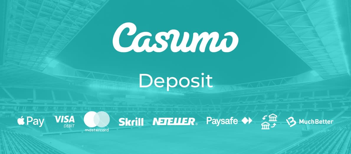 Casumo Deposit Options - Debit Card - Paysafe - Apple Pay