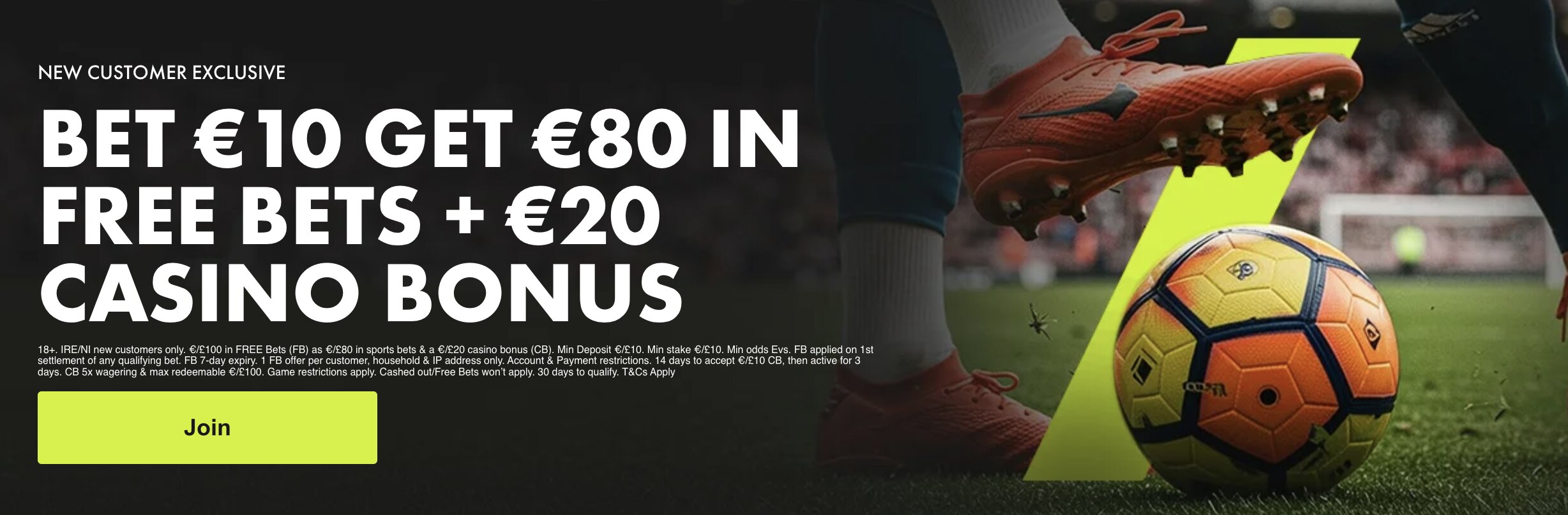 BOYLE Sports Welcome Offer