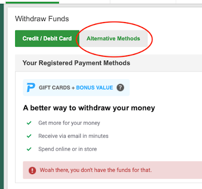 broker withdrawal methods