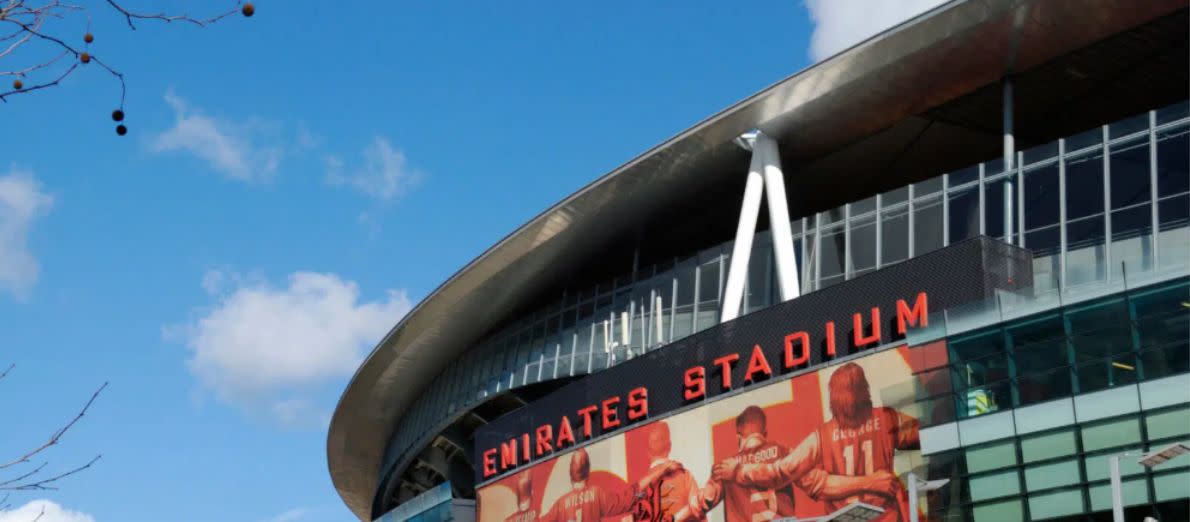 Arsenal stadium banner