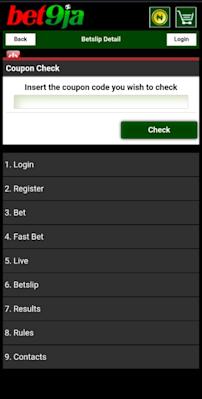 Bet9ja Old Mobile Coupon