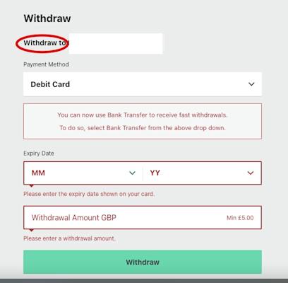 bet365 Withdrawal