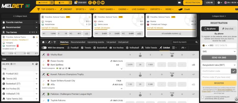 Melbet Odds