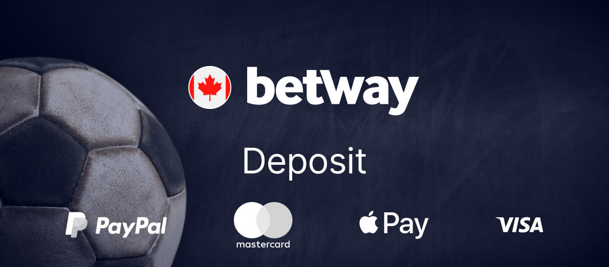 Betway Canada Deposit Options - Mastercard  - Visa Debit