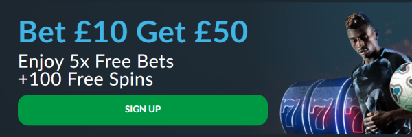 BetVictor New Customer Offer - Bet £10 Get £50 + 100 Free Spins