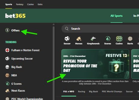 bet365 Festive 12