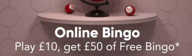 Virgin Games New Customer Offer - Play £10 Get £50 - Online Bingo