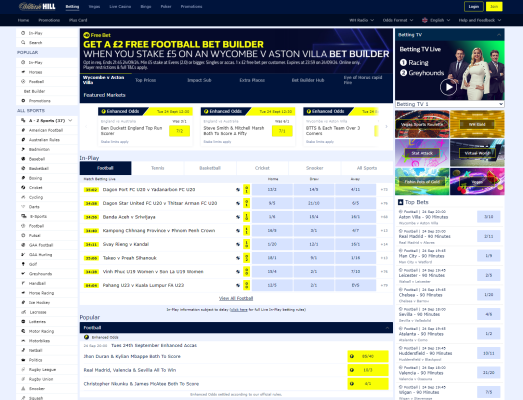 William Hill website