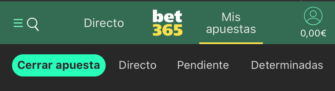 Editar apuesta en bet365