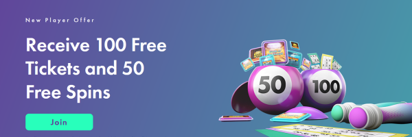 Bet365 Bingo - New Customer Offer - Receive 100 Free Tickets and 50 Free Spins