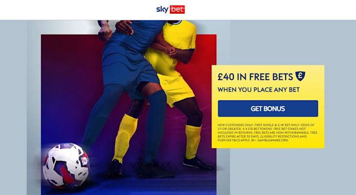 Sky Bet Offer - £40 in Free Bets