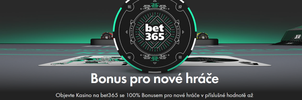 Bet365 Získejte bonus v hodnotě až 3.000 Kč