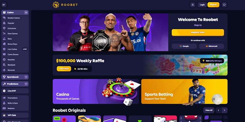 Roobet Canada Screenshot