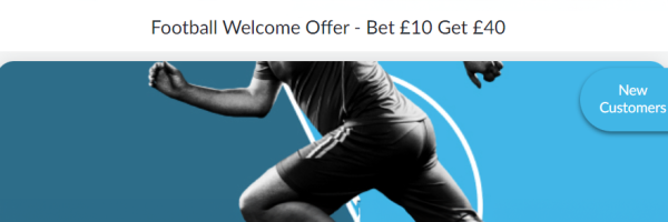 Betvictor Football Welcome Offer - Bet £10 Get £40