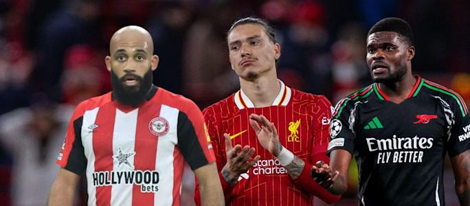 Mbeumo, Nunez and Partey banner