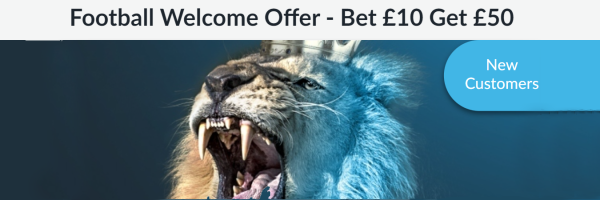 BetVictor New Customer Offer - Bet £10 Get £50