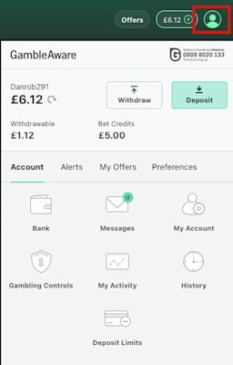 bet365 Account Balance