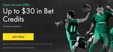 bet365 New Customer Offer - Up to $30 in Bet Credits - Sport - Mauritius