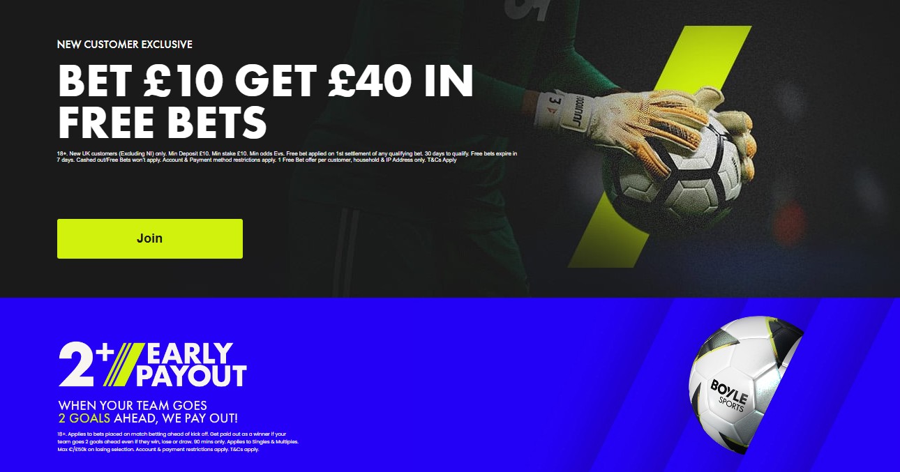 BOYLE Sports Welcome Offer 2026