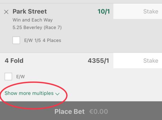 bet365 show more multiples