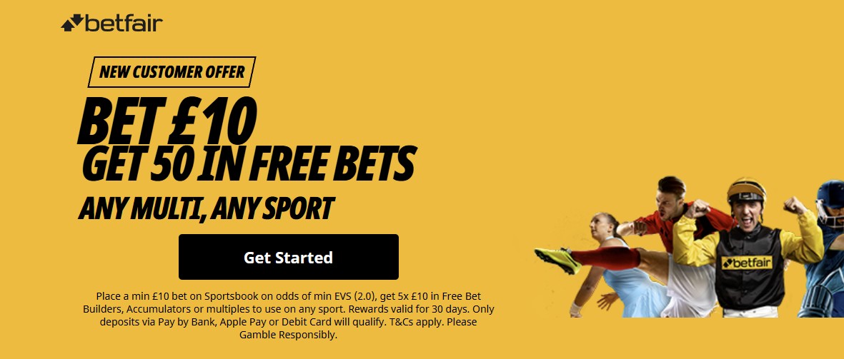 Betfair Welcome Offer 2025