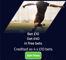 William Hill New Customer Offer - Bet £10 Get 4x £10 Free Bets - Mobile Only - Football