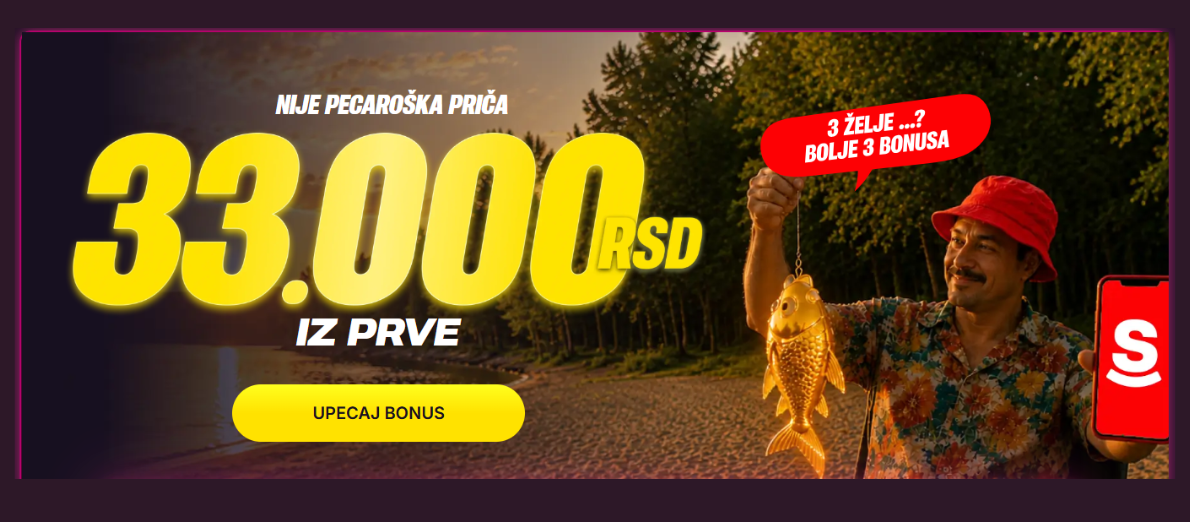 Superbet Bonus - Startuj svetski uz bonus dobrodošlice 36.000 RSD za sport ili 33.000 RSD za slot