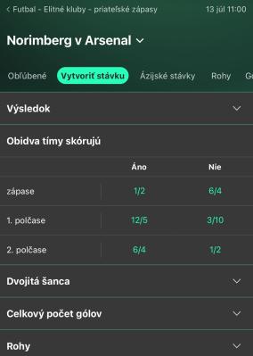 trhy na tvorbu stávok bet365