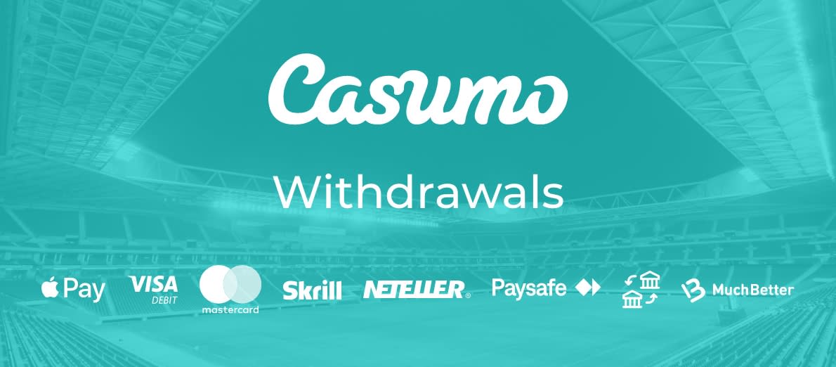 Casumo Withdrawal Methods - Debit Card - Skrill - Neteller