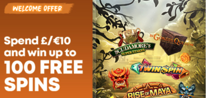BoyleSports New Customer Offer - Spend £10 Get up to 100 Free Spins - Games