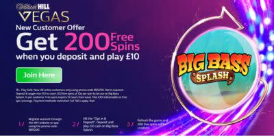 William Hill Vegas Casino Offer 2025