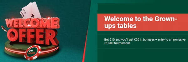 Paddy Power New Customer Offer - Bet £10, Get £20 in Bonuses + Entry to a £1,500 Tournament - Poker