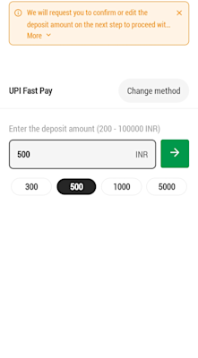 Parimatch Deposit Step 5