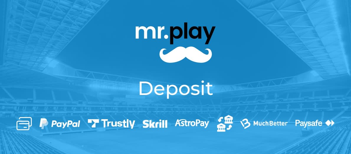 mr.play Deposit Options -  PayPal - Skrill - Paysafe