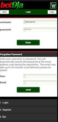 Bet9ja Login Old Mobile Site
