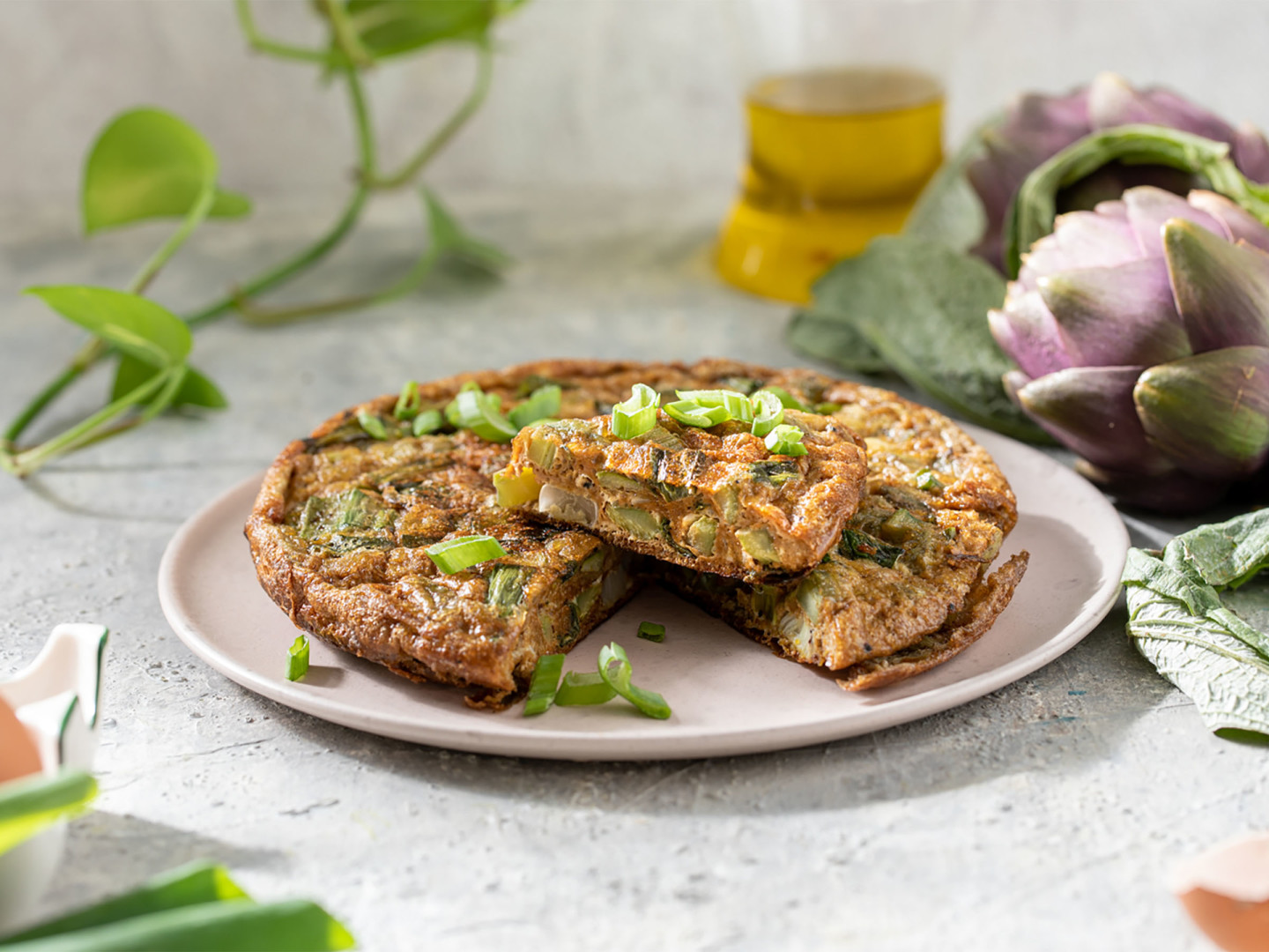 NaturaSi Ricette Frittata saporita di gambi di carciofi