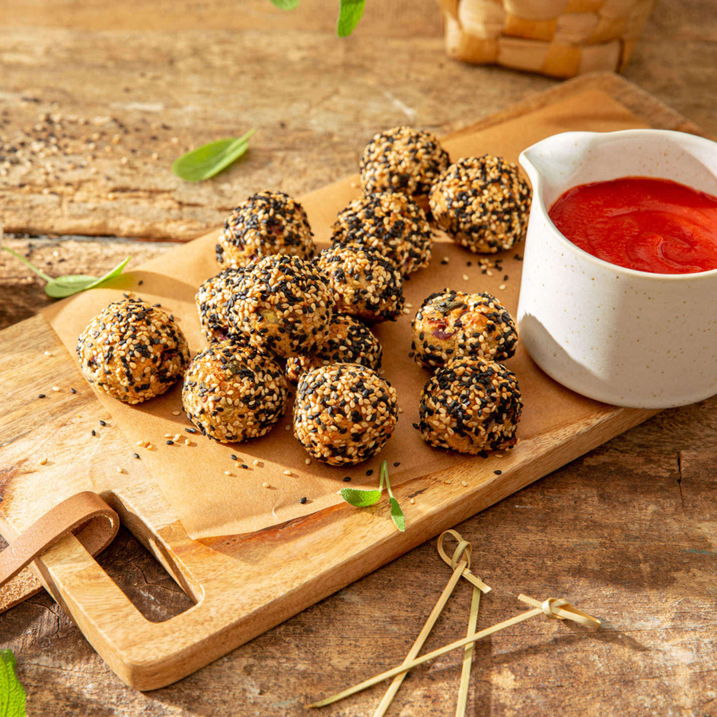 NaturaSi Ricette Polpette-di-ceci-con-salsa-di-pomodoro