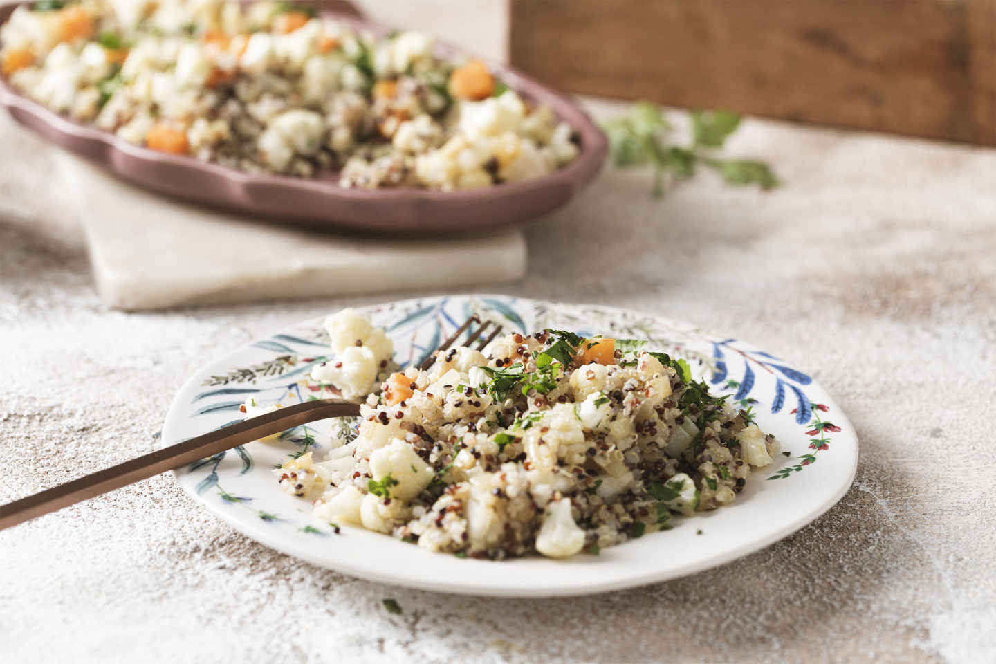 NaturaSi-Ricette-Insalata di quinoa con verdure e zenzero