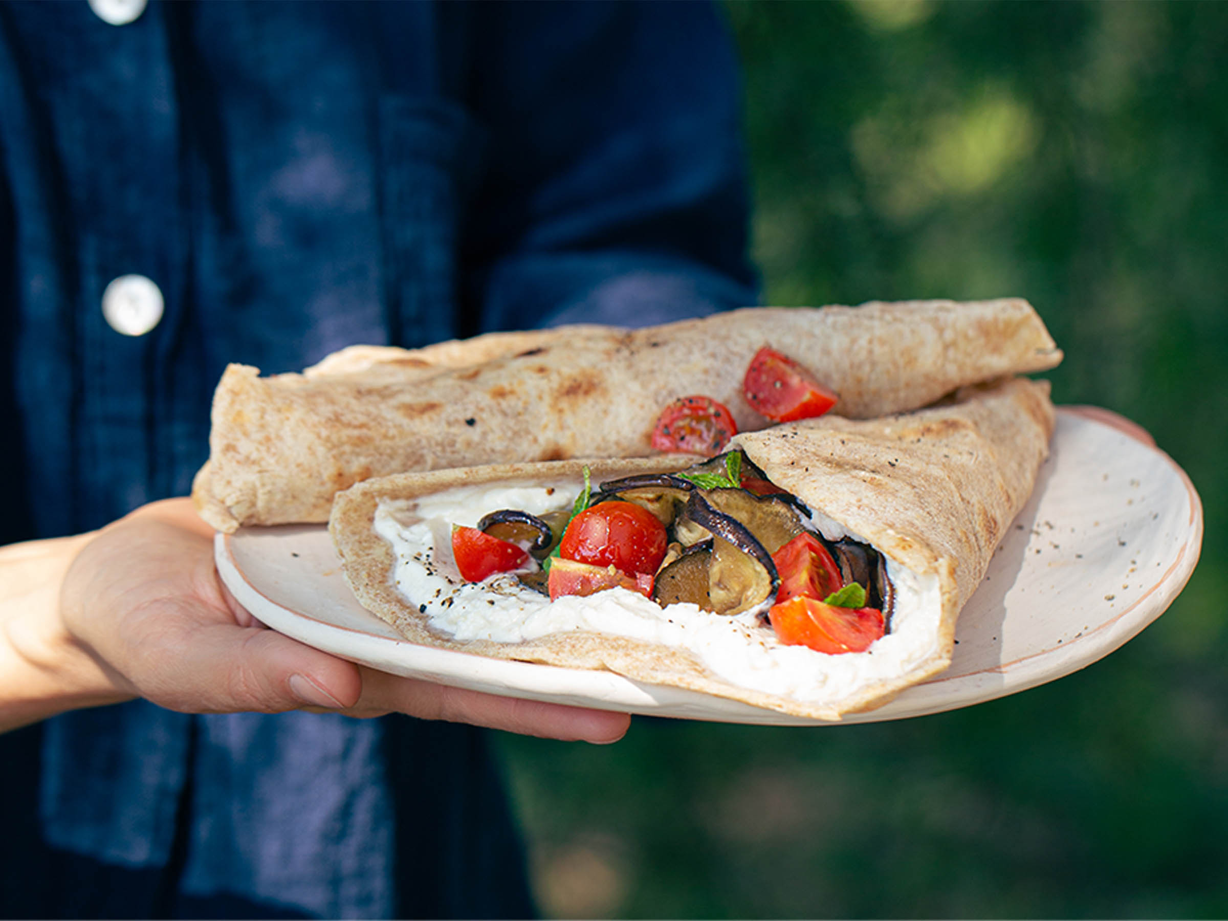 Piadina all'olio extra vergine d'oliva