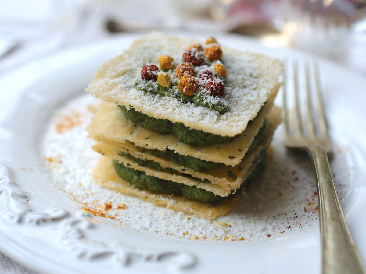 NaturaSi-Ricette-lasagnetta-croccante-di-parmigiano-e-carciofi