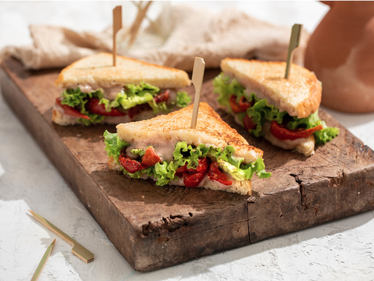 Sandwitch con rucola e lattughino