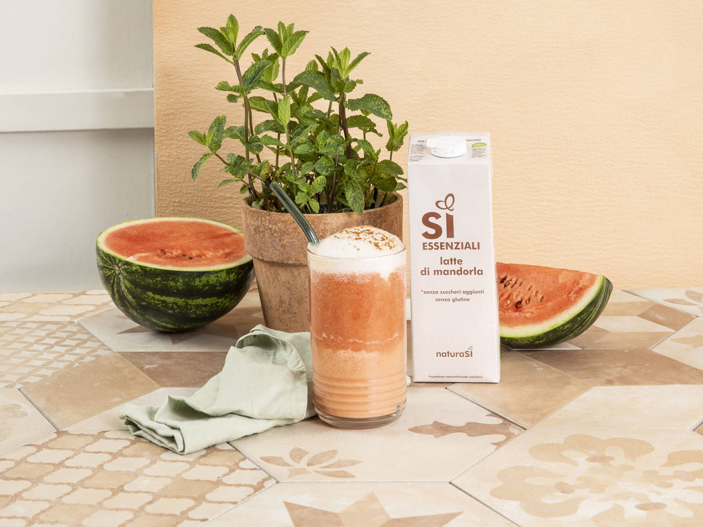 NaturaSi-Ricette-Smoothie di anguria e pesca