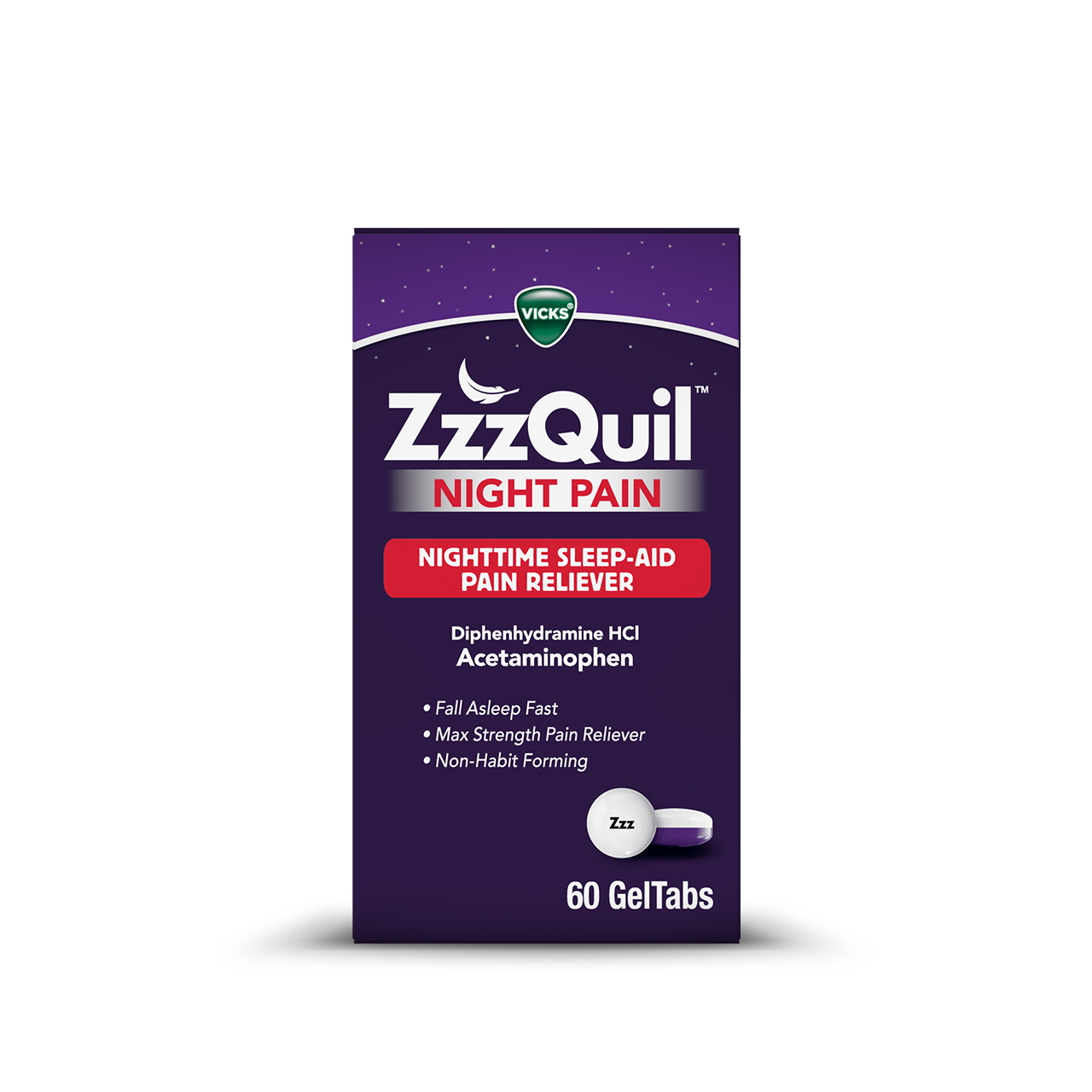 Night Pain GelTabs | ZzzQuil